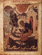 unknow artist Saint Luke theEvangelist Painting the Ico of the Virgin oil